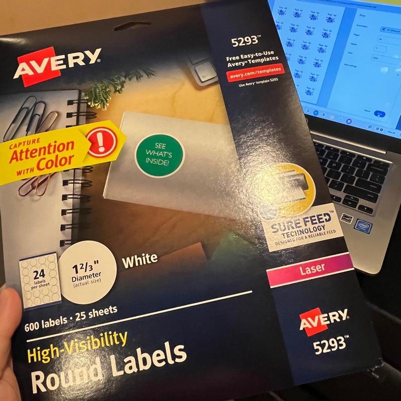 Etichette Rotonde Adesive Rimovibili D25mm Laser/Inkjet - Foto 4