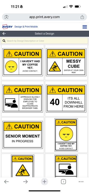 Surface Safe® Sign Labels 61514 | Avery