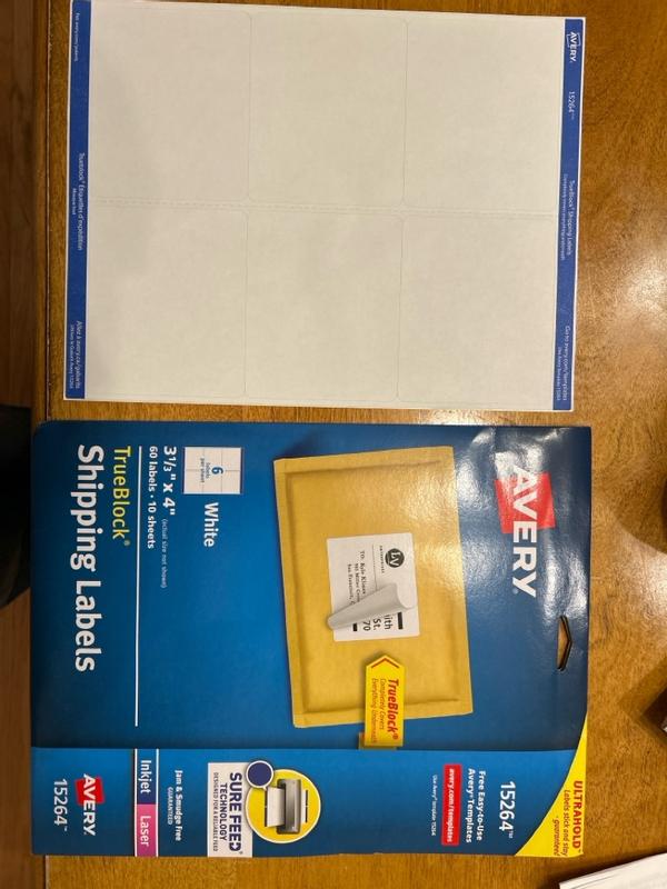 A&Yページ Avery® 15264 TrueBlock 3 1/3