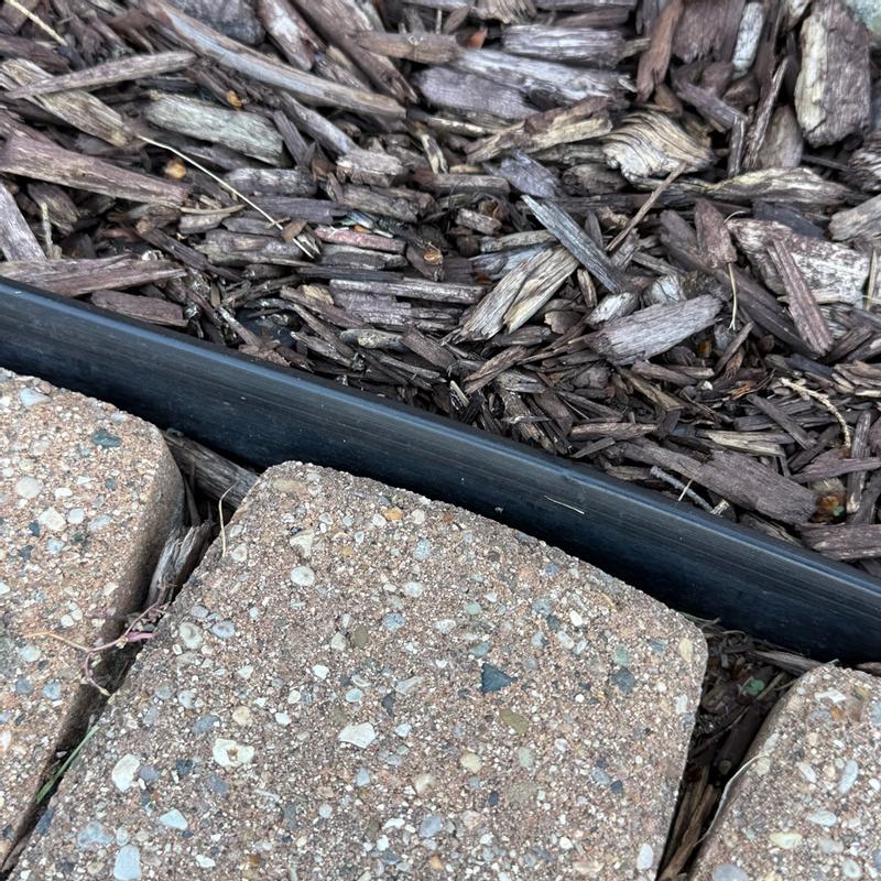 Master Mark 25-ft x 1.5-in Black Plastic Landscape Edging Roll 41225-1 ...