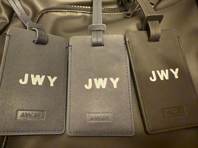 Monogram Decal Away Monogram Luggage Luggage Tags Personalize