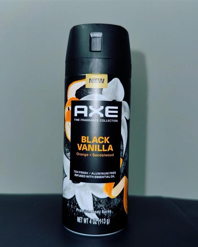 AXE Premium Body Spray Black Vanilla With Orange Sandalwood,