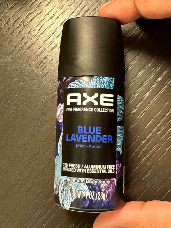 Axe Fine Fragrance Collection Men's Deodorant Spray, Blue Lavender  Aluminum-Free, 4 oz 
