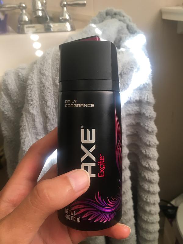 Axe excite body discount spray