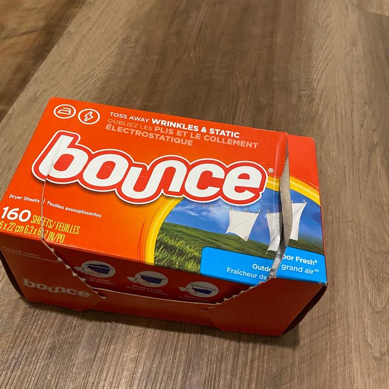 Bounce Lasting Fresh Outdoor Fresh & Clean Fabric Softener Dryer