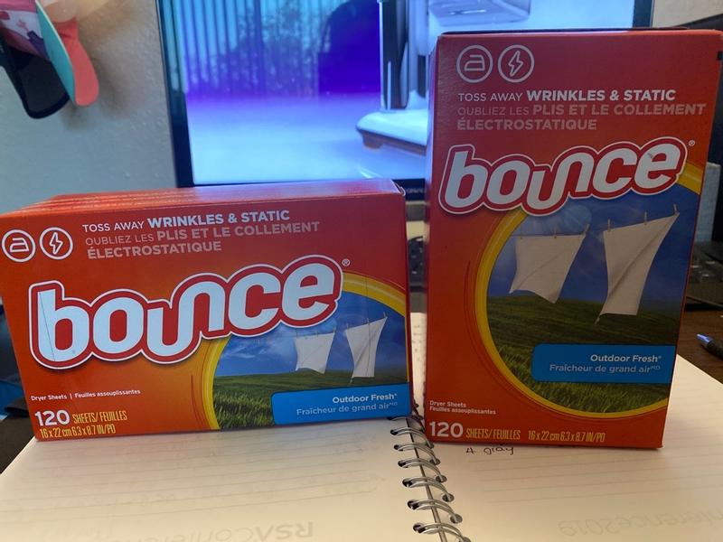 Bounce Free & Gentle Dryer Sheets, 200 Sheets, Unscented Fabric
