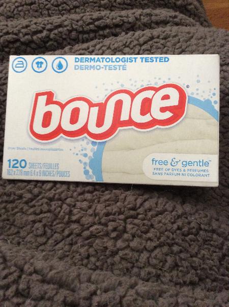 Bounce Free & Gentle Unscented Fabric Softener Dryer Sheets for