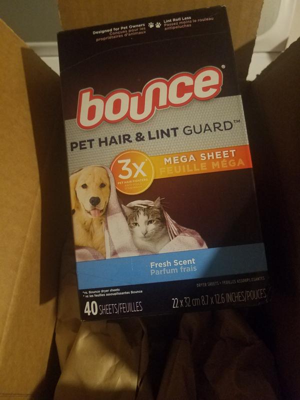 Pet Hair and Lint Guard Mega Sheets with Fresh Scent