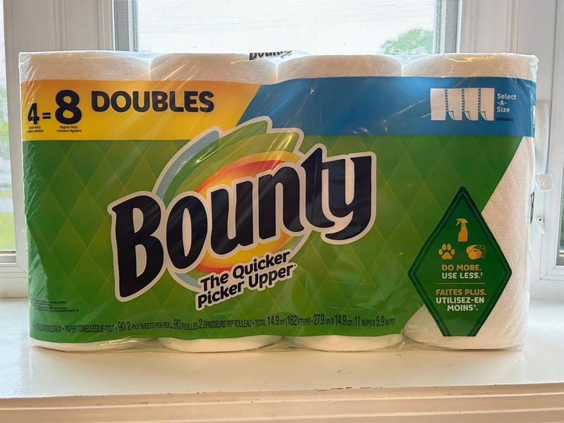 Bounty Select-A-Size Paper Towels, Disney Frozen Print, 6 Big Rolls = 8  Regular Rolls, Paper Towels