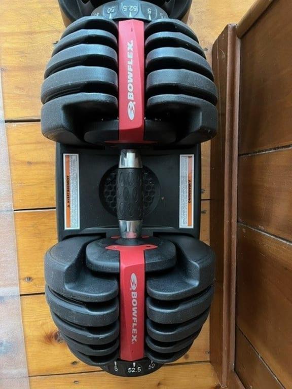 Dumbbell set purchased, 2.5 lb increments
