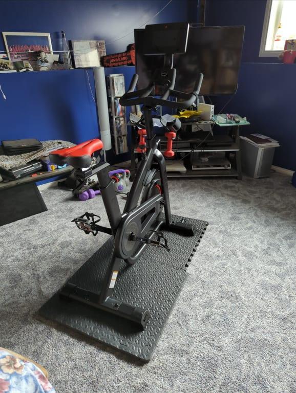 All set up in my messy basement