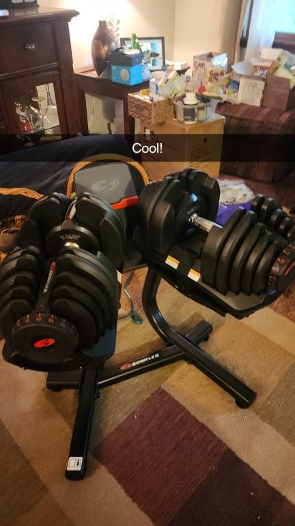 Sam's club dumbbell discount set with rack