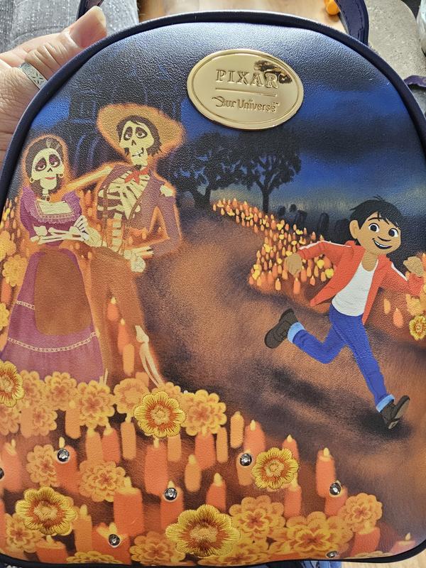 Pixar our universe coco Miguel cemetery light up backpack Our Universe Coco Cemetery Mini Backpack Light Up NWT | eBay main image 4