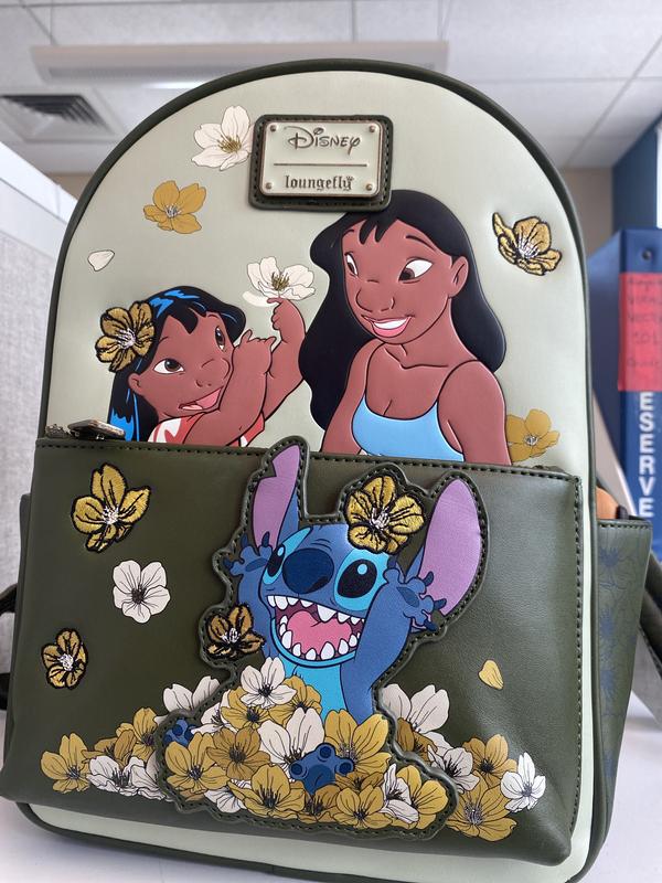 Loungefly Disney Lilo & Stitch Stitch With Flowers Insulated Lunch Bag