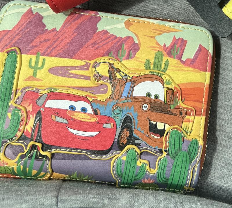 Loungefly Disney Pixar Cars Lightning McQueen and Mater Zip