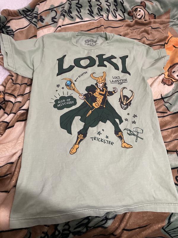 Marvel Loki Doodle Icons T-Shirt - BoxLunch Exclusive | BoxLunch