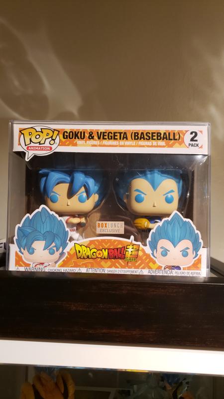 Funko Pop! Dragon Ball Super Goku & Vegeta (Baseball) Vinyl Figures -  BoxLunch Exclusive