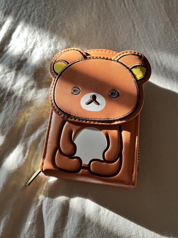 Whatever! Makes You Happy X Rilakkuma Figural Accordion Wallet