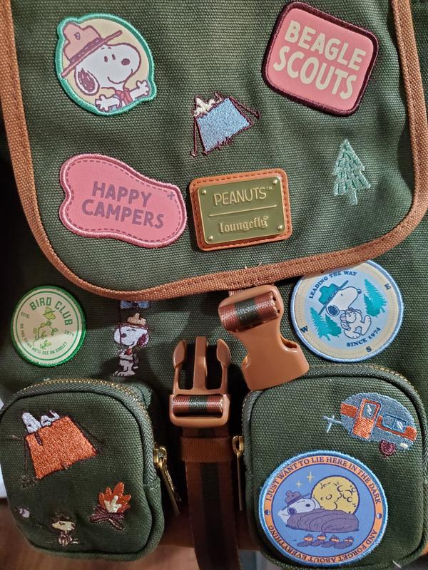 Loungefly Peanuts Snoopy Beagle Scout Canvas Mini Backpack  display picture 1