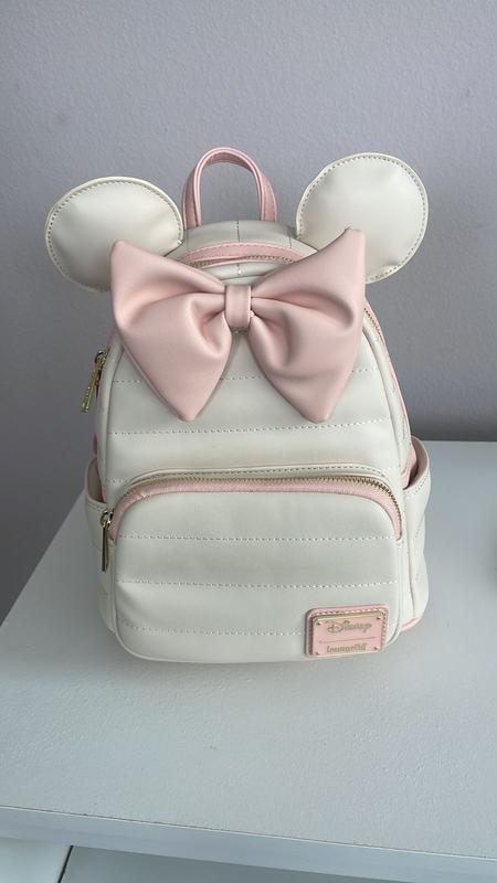 Loungefly Disney Minnie Mouse Pink Tonal Puff Mini Backpack  display picture 1