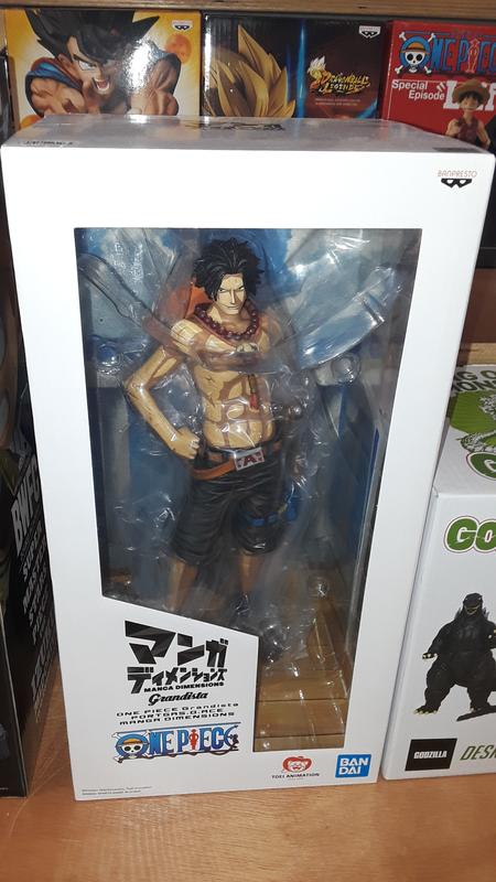 Banpresto One Piece Grandista Manga Dimensions Portgas D Ace Figure