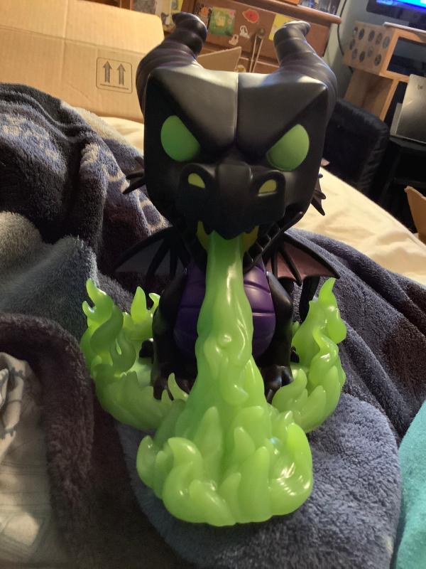 Funko Pop Disney Villains 720 Maleficent as The Dragon Glows in The Dark :  : Jeux et Jouets