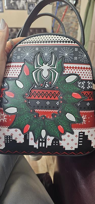 Marvel Spider-Man Christmas Sweater Mini Backpack - BoxLunch  display picture 1