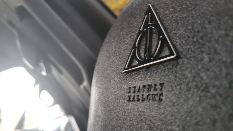 Loungefly Harry Potter Deathly Hallows Elder Wand Black Glitter Mini  Backpack - BoxLunch Exclusive