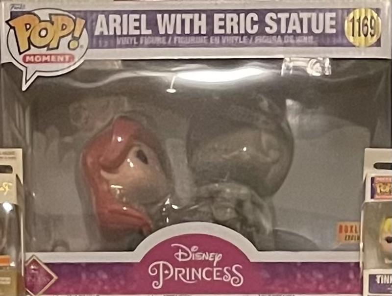Disney POP! Moment Vinyl figurine Ultimate Princess- Ariel & Statue Eric 9  cm - ADMI