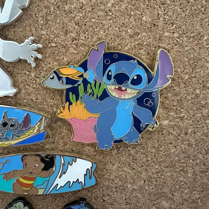 Loungefly Disney Lilo & Stitch Underwater Enamel Pin - BoxLunch