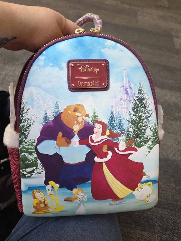 Loungefly Disney Beauty and the Beast Winter Ice Skating  display picture 2