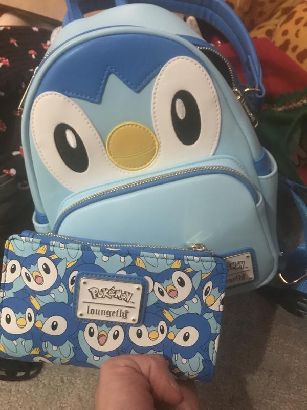 Loungefly Pokémon Eevee & Piplup Small Zip Wallet - BoxLunch