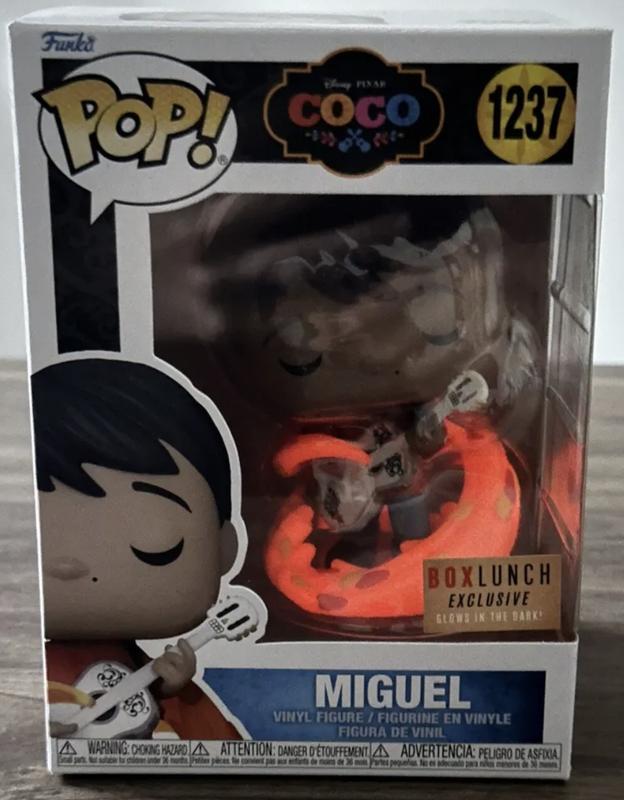 Funko Pop! Coco Miguel with Guitar GITD Box Lunch Exclusive w/Pop Protector