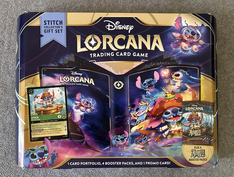 Disney Lorcana Trading Card Game Stitch Collector's Gift Set