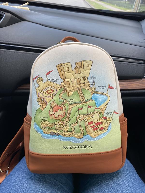 Kuzcotopia backpack top