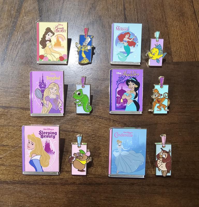 Disney Princesses Book & Bookmark Blind Box Pin Set at BoxLunch - Disney  Pins Blog
