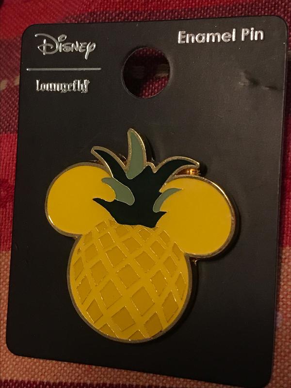Disney Fruit Mickey Mouse Head Food Icon Loungefly Trading Pin Pineapple Ears
