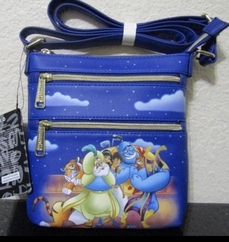 Loungefly high quality Disney Aladdin group portrait crossbody bag