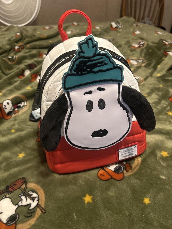 Loungefly Peanuts Snoopy Puffer Jacket Figural Mini Backpack