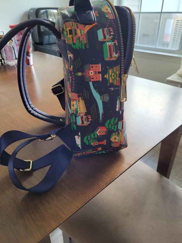 Loungefly Studio Ghibli Spirited Away Landmarks Mini Backpack BoxLunch Exclusive Studio Ghibli Spirited Away Landmarks Mini Backpack  main image 2