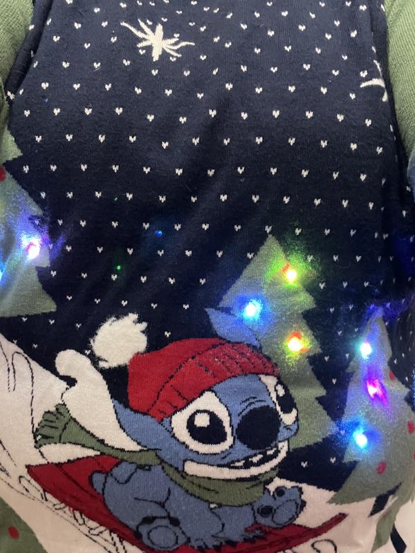 Loungefly Disney Lilo & Stitch Christmas Lights Stitch Light-Up