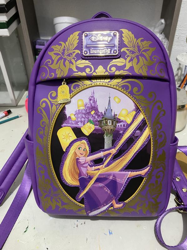 Loungefly Disney Tangled Rapunzel Purple and Gold Lantern