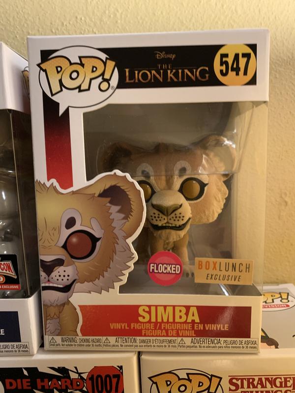 Figurine Simba Flocked / Le Roi Lion / Funko Pop Disney 547 / Exclusive  Spécial Edition