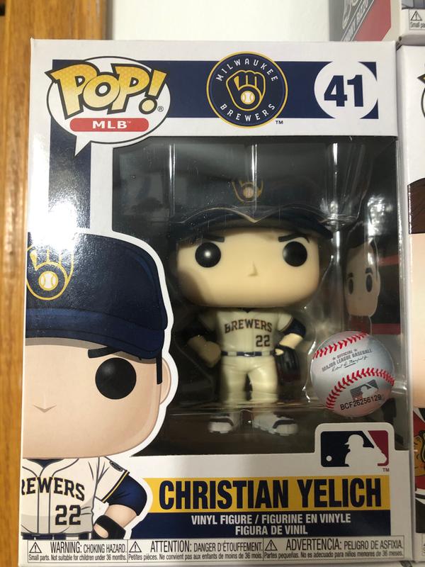 Christian Yelich (Road Uniform) Brewers Funko Pop! MLB
