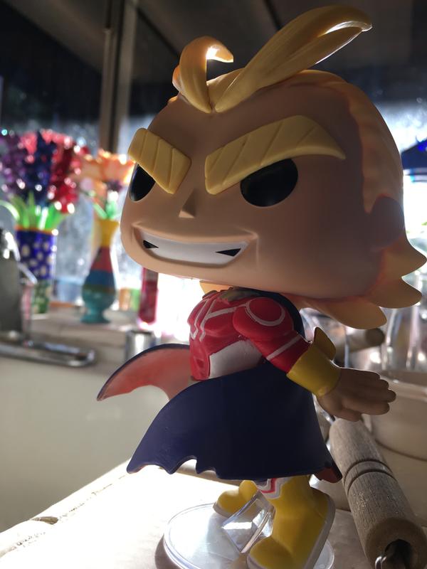 Funko Pop! Keychain All Might – My Hero Academia – Leuchtet Im Dunkeln – Silver Age – Vinyl-Schlüsselanhänger