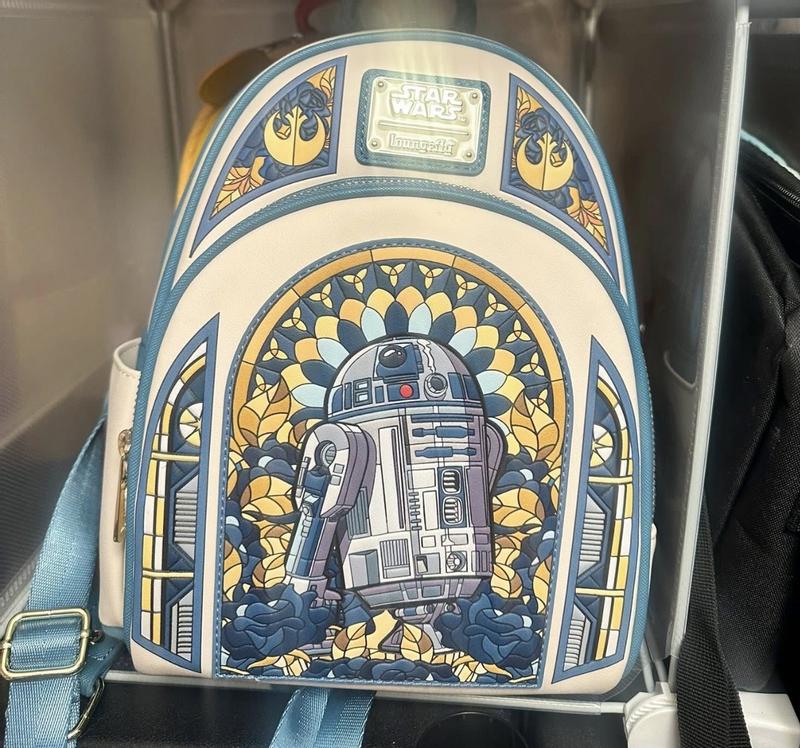 Loungefly Star Wars R2-D2 Stained Glass Portrait Mini Backpack