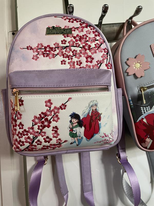 Good Bioworld Inuyasha & Kagome ❤️ Cherry Blossoms mini backpack set