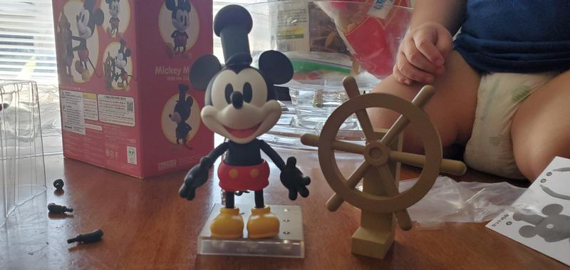 Good Smile Company Nendoroid Mickey Mouse: 1928 Steamboat Willie Color Version Collectible Figure