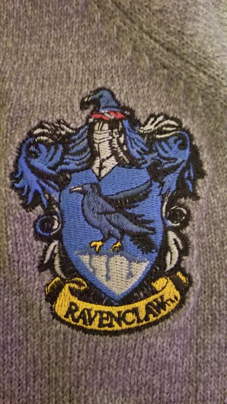 Harry Potter - HP Ravenclaw Crest - Adhesive Fabric 3 in/ 7.62 cm Badge