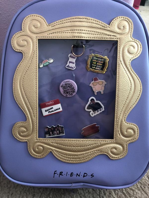 Friends Pin Collector Mini Backpack BoxLunch‎ Exclusive Box Lunch Purple Frame Friends Pin Collector Mini Backpack - BoxLunch Exclusive  main image 4